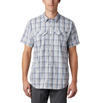 Columbia Overhemd Heren, Silver Ridge Lite Plaid Short Sleeve Grijs, 06ILSKAPG